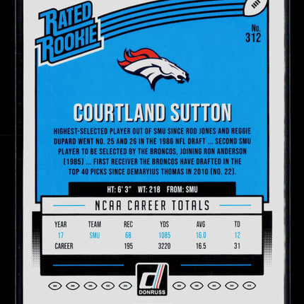2018 Panini Donruss Courtland Sutton #312
