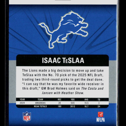 2025 Panini Revolution Football Isaac TeSlaa #212 RC