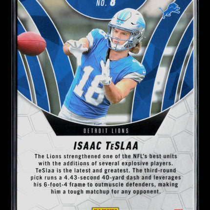 2025 Panini Mosaic Football Isaac TeSlaa #8 RC