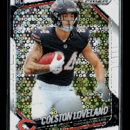 2025 Panini Prizm Colston Loveland #319 White Disco