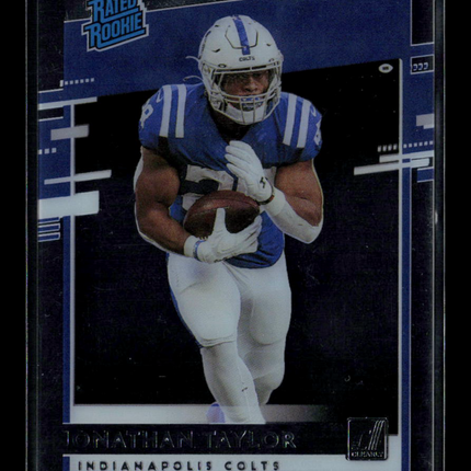 2021 Panini Chronicles Donruss Clearly Jonathan Taylor #RR-JT Rookie