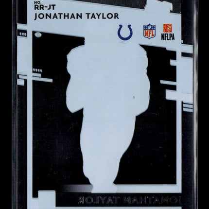 2021 Panini Chronicles Donruss Clearly Jonathan Taylor #RR-JT Rookie