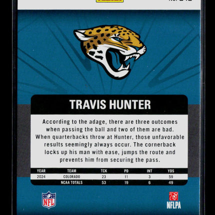 2025 Panini Revolution Football Travis Hunter #242 RC