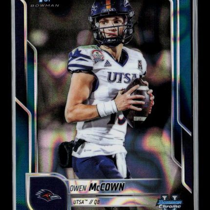 2025 Bowman Chrome University Owen McCown #145 Refractor