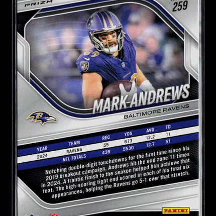 2025 Panini Prizm Mark Andrews #259 Laser