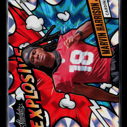 2024 Panini Absolute Explosive Marvin Harrison Jr. #EX-MHJ RC