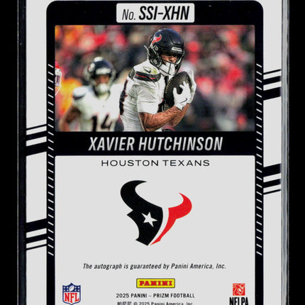 2025 Panini Prizm Xavier Hutchinson #SSI-XHN Auto