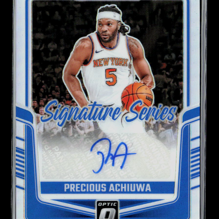 2025 Panini Donruss Optic Precious Achiuwa #SS-PRE Auto