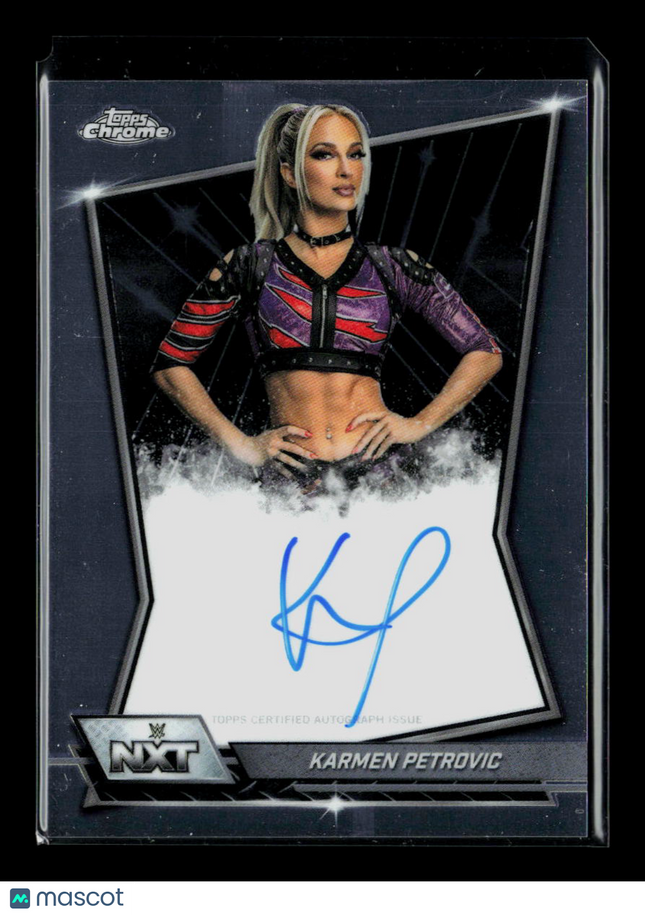 2026 Topps Chrome WWE Karmen Petrovic #NXT-KAR Auto