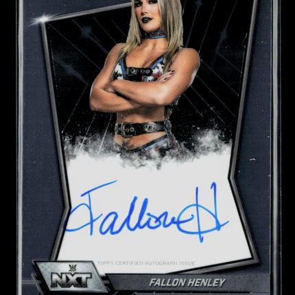 2026 Topps Chrome WWE Fallon Henley #NXT-FAL Auto