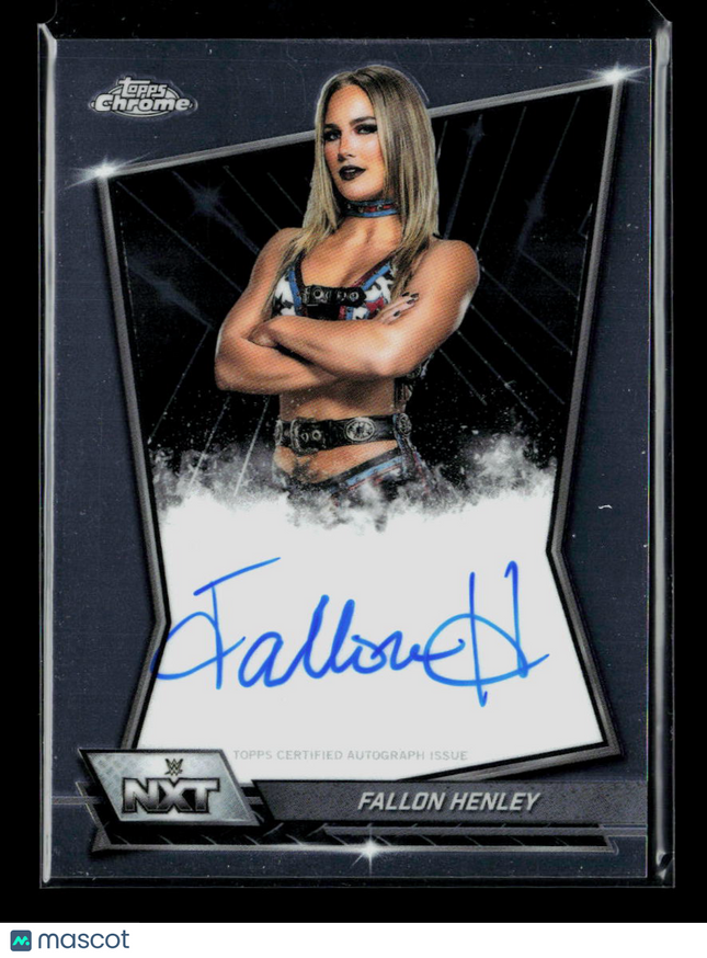 2026 Topps Chrome WWE Fallon Henley #NXT-FAL Auto