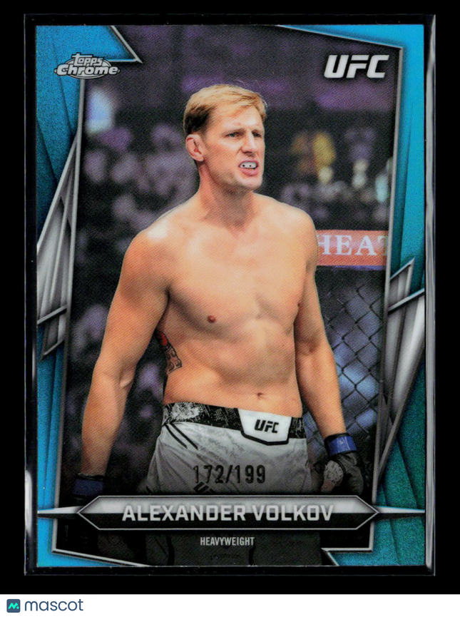 2026 Topps Chrome UFC Alexander Volkov #12 Teal 172/199