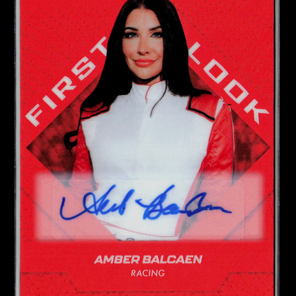 2025 Upper Deck Allure SE Amber Balcaen #144 Red Rainbow Auto Auto