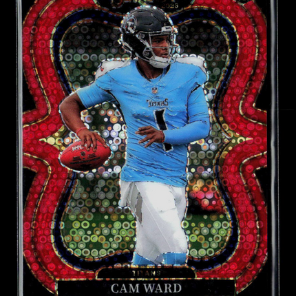 2025 Panini Select Cam Ward #326 38/49 Red Disco