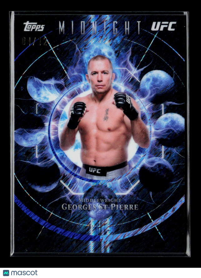 2026 Topps Midnight UFC Lunar Apex Georges St-Pierre #LA-6 /12