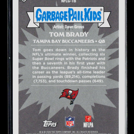 2026 Bowman Chrome Garbage Pail Kids Tom Brady Bejeweled Brady #NFLG-TB