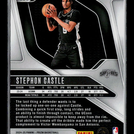 2024 Panini Prizm Stephon Castle #234 RC Silver