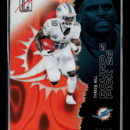 2025 Topps Signature Class Tyreek Hill #86 23/50 Orange