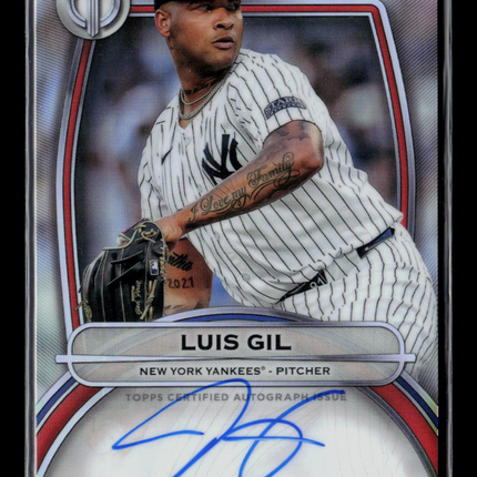 2025 Topps Tribute Luis Gil #TA-GIL 115/199 Auto