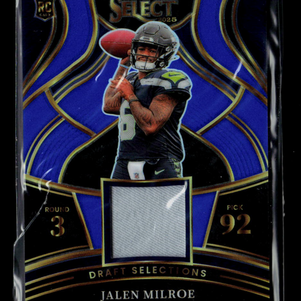 2026 Panini Select Jalen Milroe #DSM-JME RC Jersey