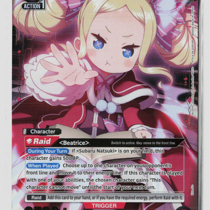 Union Arena Beatrice Re:ZERO SR 1-Star UE24BT/REZ-1-077