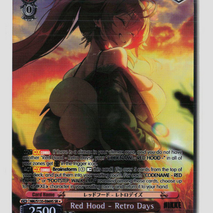 Weiß Schwarz Red Hood - Retro Days (SR) NIKKE Vol.2 NIK/S135-E069S Normal