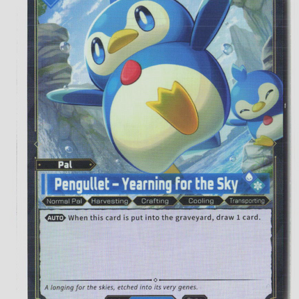 Palworld Pengullet - Yearning for the Sky Super Rare • EBP01-028SR Foil