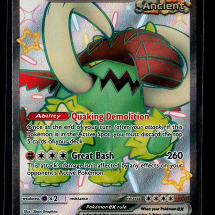 Pokemon Scarlet & Violet Great Tusk EX FA SSR #072