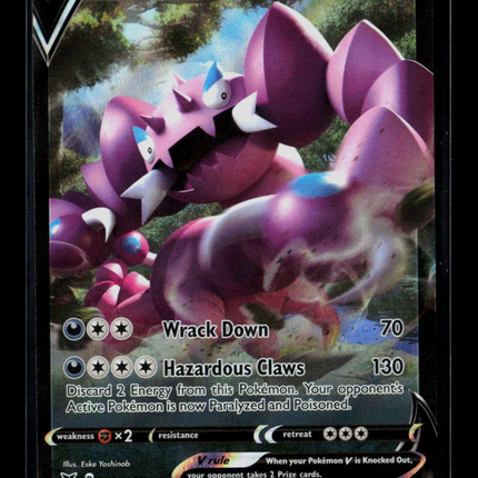 Pokemon 2020 Vivid Voltage Drapion V RR #106/185