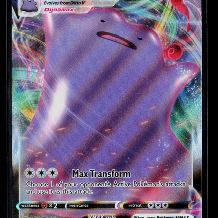 Pokemon 2021 Shining Fates Ditto VMAX #51/72