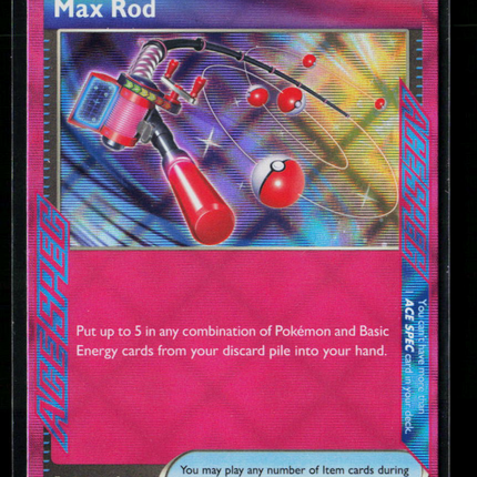 Pokemon 2025 Prismatic Evolutions Max Rod #116/131