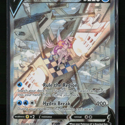 Pokemon 2022 Astral Radiance Origin Forme Palkia V SR FA #167/189