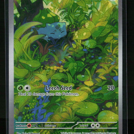 Pokemon 2023 Scarlet & Violet 151 Bulbasaur #166/165