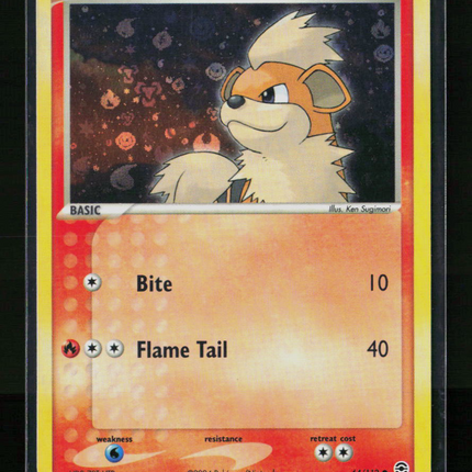 Pokemon 2004 EX FireRed & LeafGreen Growlithe #64/112
