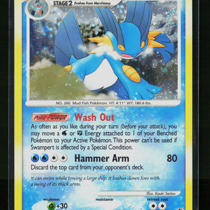 Pokemon 2011 Great Encounters Swampert #9/106