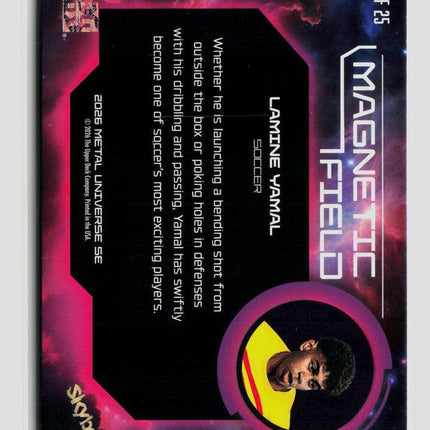 2026 SkyBox Metal Universe Champions Lamine Yamal #2 OF 25