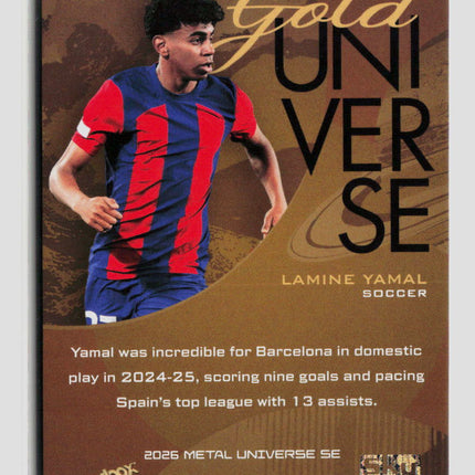 2026 Upper Deck SkyBox Metal Universe SE Lamine Yamal #GU-20