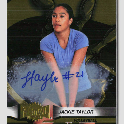 2026 SkyBox Metal Universe Champions SE Jackie Taylor #51 Gold 19/25 Auto