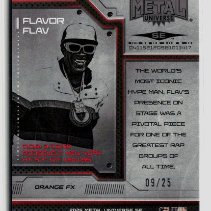 2026 Upper Deck SkyBox Metal Universe SE Flavor Flav 09/25 #22