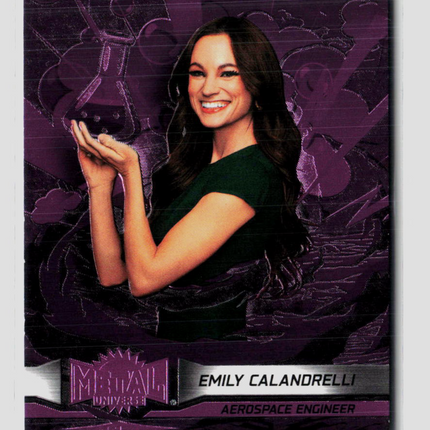 2026 SkyBox Metal Universe SE Emily Calandrelli 17/75 #11