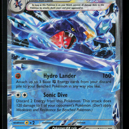 Pokemon 2023 Paradox Rift Garchomp EX RR #38/182