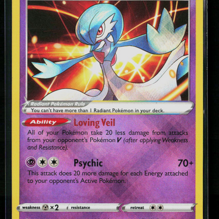 Pokemon 2022 Lost Origin Radiant Gardevoir #69/196