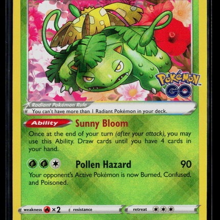 Pokemon 2022 GO Radiant Venusaur #4/78