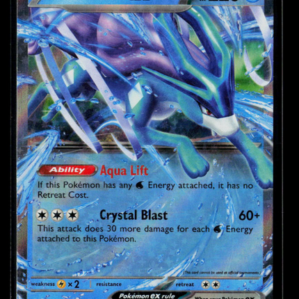 Pokemon 2023 Classic Collection Suicune EX RR #10/34