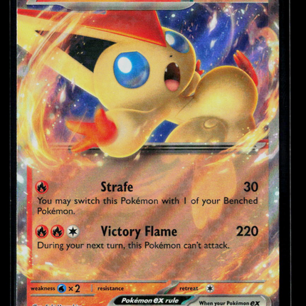 Pokemon 2023 Obsidian Flames Victini EX RR #33/197