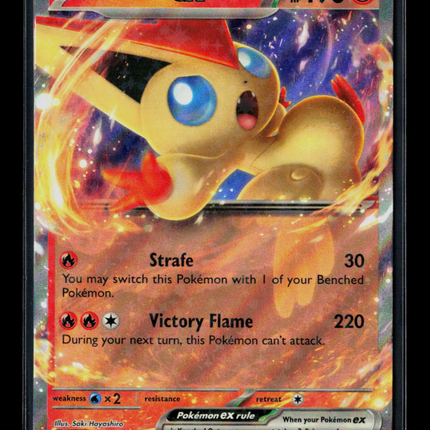 Pokemon 2023 Obsidian Flames Victini EX RR #33/197