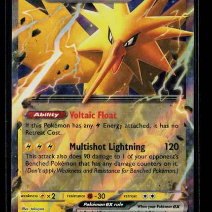 Pokemon Scarlet & Violet Zapdos EX RR #SVP EN 049