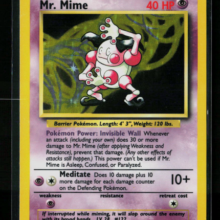 Pokemon 1999 MR. Mime #6/64