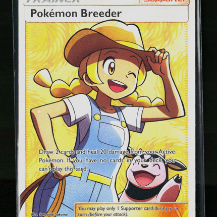 Pokemon 2017 Shining Legends Pokemon Breeder SR FA #73/73