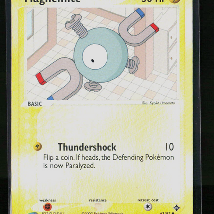 Pokemon 2003 EX Dragons Magnemite #63/97